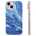 iPhone 15 TPU Cover - Farverig Marmor