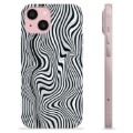 iPhone 15 TPU Cover - Fascinerende Zebra