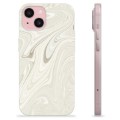 iPhone 15 TPU Cover - Perle Marmor