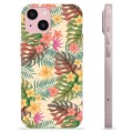 iPhone 15 TPU Cover - Lyserøde Blomster