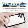 iPhone 16 Anti-Shock Hybrid Cover - Sort