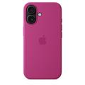 iPhone 16 Apple Silikone Cover med MagSafe MYY53ZM/A - Fuchsia