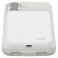 iPhone 16 Backup Battericover - 7000mAh - Hvid