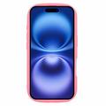 iPhone 16 Candy Color Wavy TPU Cover - Hot Pink