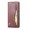 iPhone 16 Kortsæt Pungetui - vinrød