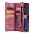 iPhone 16 Caseme 008 2-i-1 Multifunktionel Pung - Rød