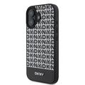 iPhone 16 DKNY Repeat Pattern Bottom Stripe Cover - MagSafe-kompatibel