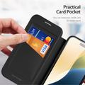 iPhone 16 Dux Ducis Skin X Pro Magnetisk Flip Cover - Sort