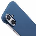 iPhone 16 Plastik Cover Uden Sider - Blå