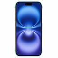 iPhone 16 Plastik Cover Uden Sider - Lyse Cyan