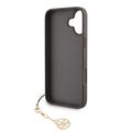 iPhone 16 Guess 4G Charms Collection Hybrid Cover - Brun