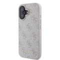 iPhone 16 Guess 4G Metal Gold Logo Hybrid Cover - Pink