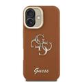 iPhone 16 Guess Grained 4G Logo Stativkamera Cover