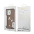 iPhone 16 Guess Grained 4G Logo Stativkamera Cover
