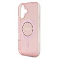 iPhone 16 Guess IML Rhinestones Ring Cover - MagSafe-kompatibel