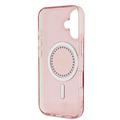 iPhone 16 Guess IML Rhinestones Ring Cover - MagSafe-kompatibel