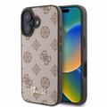 iPhone 16 Guess Peony Script Cover - MagSafe-kompatibel - Brun