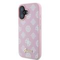 iPhone 16 Guess Peony Script Cover - MagSafe-kompatibel - Pink