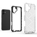 iPhone 16 Honeycomb Armored Hybrid Cover - Grøn