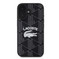 iPhone 16 Lacoste Blend Monogram Cover - MagSafe-kompatibelt - Sort