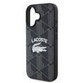 iPhone 16 Lacoste Blend Monogram Cover - MagSafe-kompatibelt - Sort