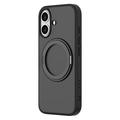 iPhone 16 Lippa MagSafe 360 Roterende Cover - sort