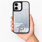 iPhone 16 Spejl Cover - MagSafe-kompatibel - Sort