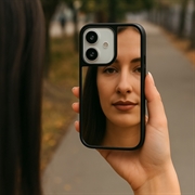 iPhone 16 Spejl Cover - MagSafe-kompatibel - Sort