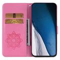 iPhone 16 Ugle Rhinsten Pung - Hot Pink