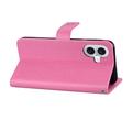 iPhone 16 Ugle Rhinsten Pung - Hot Pink