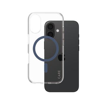 iPhone 16 PanzerGlass Care Transparent Urban Combat Cover - MagSafe-kompatibel - Blå