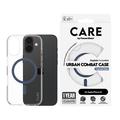 iPhone 16 PanzerGlass Care Transparent Urban Combat Cover - MagSafe-kompatibel - Blå