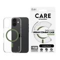 iPhone 16 PanzerGlass Care Transparent Urban Combat Cover- MagSafe-kompatibel - Grøn