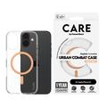 iPhone 16 PanzerGlass Care Transparent Urban Combat Cover - MagSafe-kompatibel - Fersken