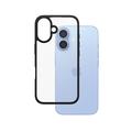 iPhone 16 PanzerGlass HardCase Cover - sort/gennemsigtig