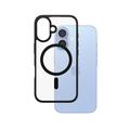 iPhone 16 PanzerGlass HardCase MagSafe-kompatibel Cover - sort / gennemsigtig