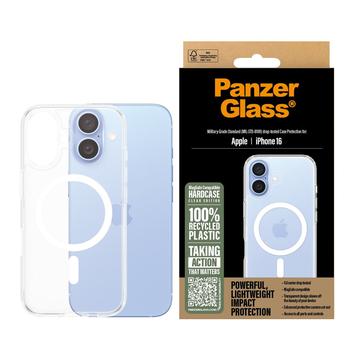iPhone 16 PanzerGlass HardCase MagSafe-kompatibel Cover - hvid/gennemsigtig