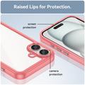 iPhone 16 Plus Anti-Shock Hybrid Cover - Rød