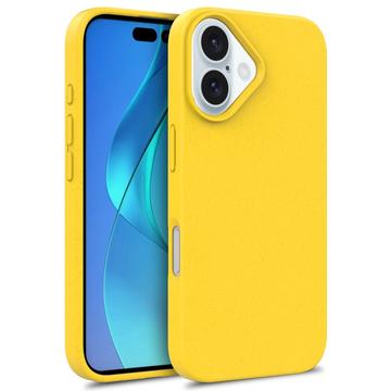 iPhone 16 Plus Biologisk Nedbrydeligt Cover - Gul