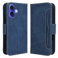 iPhone 16 Plus Kortholder Pung Etui - Blue