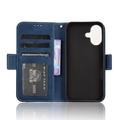iPhone 16 Plus Kortholder Pung Etui - Blue