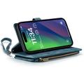 iPhone 16 Plus Caseme C30 Multifunktionel Pung - Blå