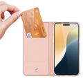 iPhone 16 Plus Dux Ducis Skin Pro Flip Cover - Pink