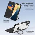 iPhone 16 Plus Dux Ducis Skin X Pro Magnetisk Flip Cover - Sort