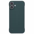 iPhone 16 Plus Plastik Cover Uden Sider - Mørkegrøn