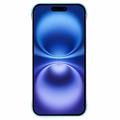 iPhone 16 Plus Plastik Cover Uden Sider - Lyse Cyan
