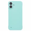 iPhone 16 Plus Plastik Cover Uden Sider - Lyse Cyan