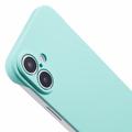 iPhone 16 Plus Plastik Cover Uden Sider - Lyse Cyan