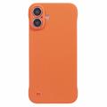 iPhone 16 Plus Plastik Cover Uden Sider - Orange