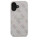 iPhone 16 Plus Guess 4G farvet ringcover - MagSafe-kompatibel - Pink
